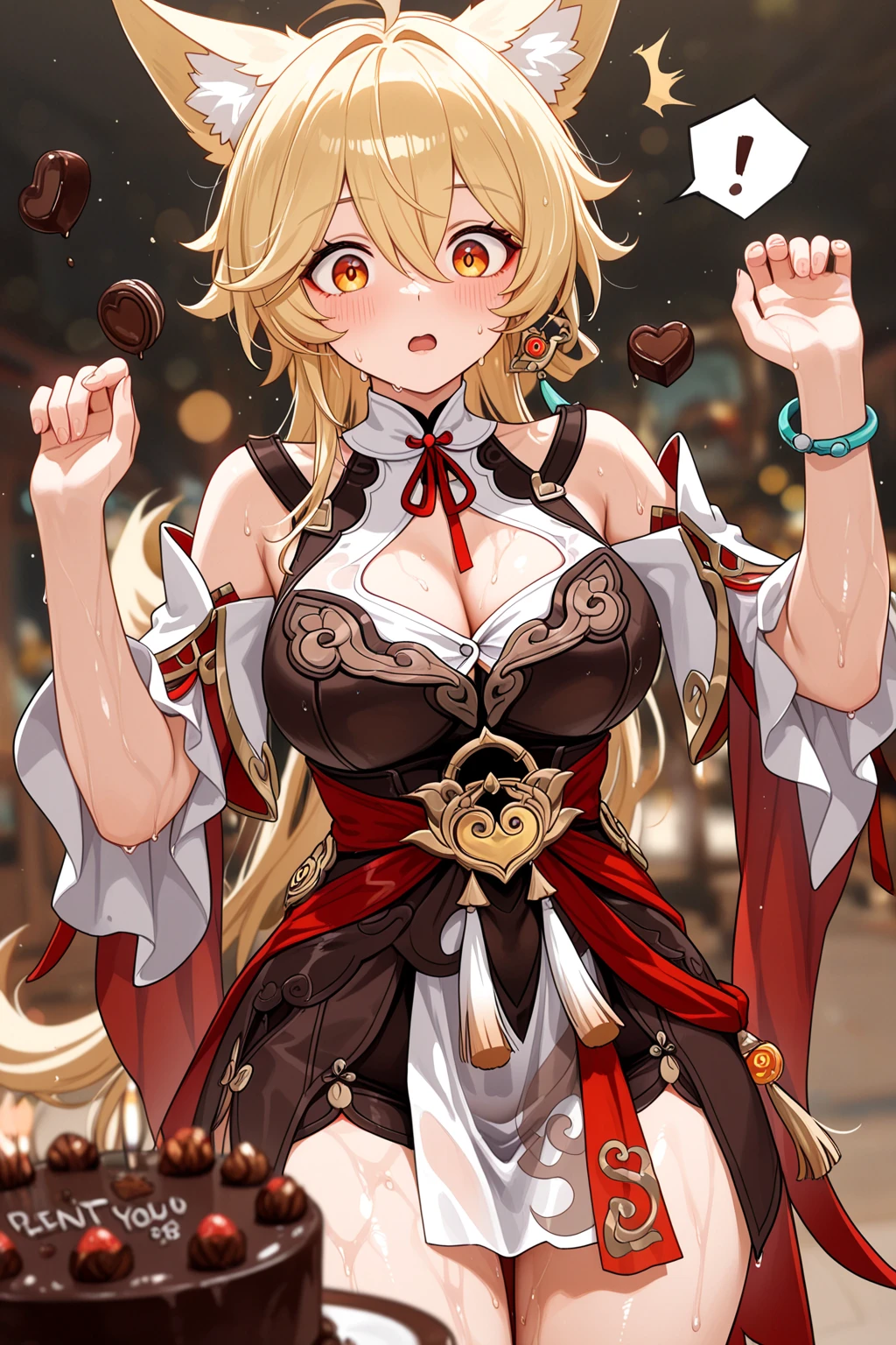 Erotic Anime Illustration、Highest image quality、A plump princess enjoying a party、Princess Zelda、perfect proportions、beautiful eyes、party dress、Overwhelmingly big breasts beyond the norm、cowboy shot、smile