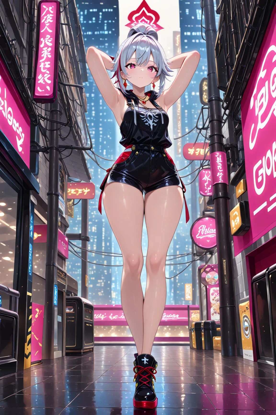 Giantess, long sexy legs, yellow hair, bikini,lying on top of destroyed buildings, city at her feet burns in flames for the destruction she has caused, tiny people climb on her body to try to defeat her uselessly. Giantess, goddess, macrophilia, curvaceous body, hentai, fetish, sexy legs, bikini, high heels, high quality, tiny people, people climbing body, giantess body, small people
