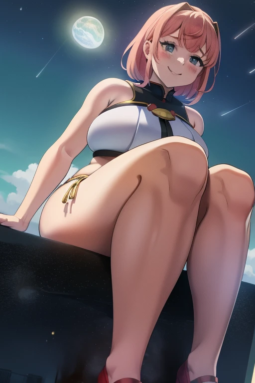 (score_9, score_8_up, score_7_up), 1girl, fuxuan, crossed legs, barefoot, from below, pregnant big breasts