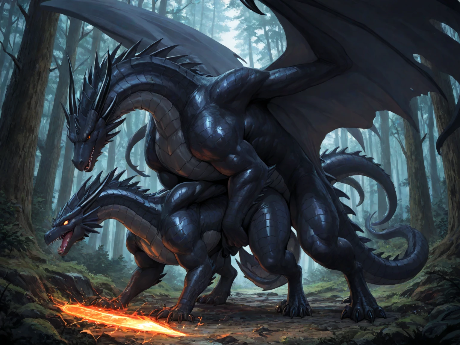 close up view, ((correct anatomy)), sad, (((tree, vines))) screaming, side view, cave, distant lake, night, dark fog, small female, big feral, big male, (ultra detailed), a beautiful and detailed full size portrait of a female anthro human in a knight armor, (((khls woman))) getting penetrated by a big feral dragon, (((doggystyle, sex))), (dragon wings), ears, red eyes, glowing eyes, dragon penetrating human, dominating male, nipples, smaller female, feral on human, non-mammal breasts, big body, sexy body, goddess, wide hips, kenket, Ross Tran,ruan jia, trending on artstation,foxovh, cenematic lighting, detailed background, detailed eye, big penis, big balls, big_dom_small_sub, forced, night, vaginal_penetration, sex, submissive, full body, rape,
