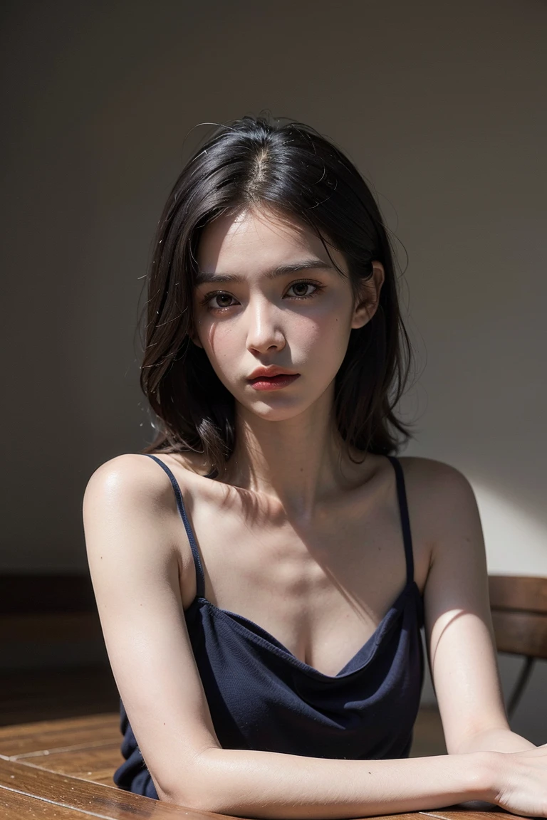 ((9x-UltraSharp)), ((SMALL HEAD)), ((NECK LACE)), Spread, ((SLEEPING LIE DOWN FEMBOY)), (((SAD FACE EXPRESSION:1.1)), ((NECK LACE)), ((GOTHIC EYELASHES & LIPS)), ((LIPS)), ((MEN'S STYLE SHORTHAIRCUT)), adorable, 1 girl, (face to face), 10 years old, baby face, happy, half body portrait, (face details: 1), (eye details: 1), ((big breasts)). ((G-String Strapless)), ((net stockings)), Strapless, ((red lips)), (((LIGHT PINK NAKED)))