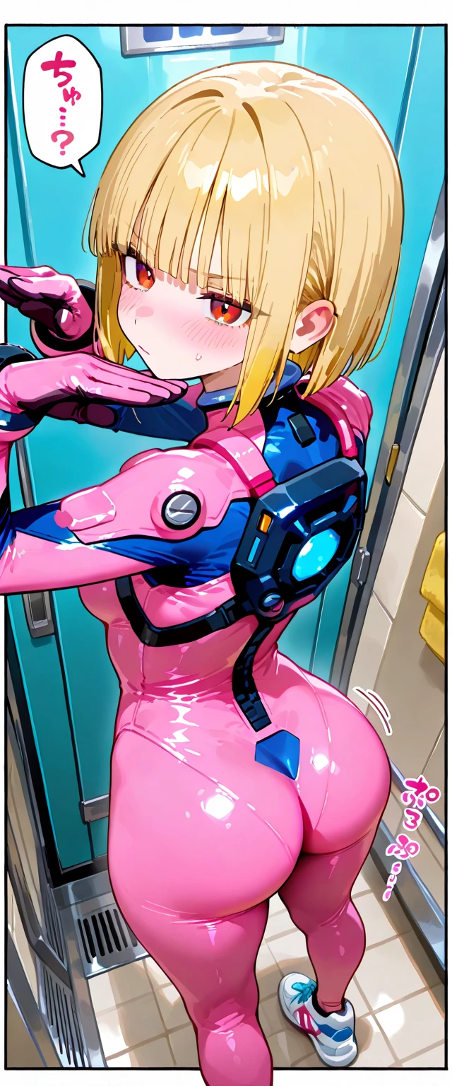1 Beautiful Girl, Sayla Mass, Blonde Bob Cut, (Earth Federation Army Uniform:1.4), (The uniform is pink and white:1.7), Sayla Mass=15-year-old girl, (blush), masterpiece, highest quality, High resolution, (40 year old mafia man, penis:1.4), Perfect limbs, ((((penis enters vagina)))), behind, Spread your legs, Beautiful vagina depiction, ((Binding, Rotate your arms behind your back:1.47)), ((Restrained by rope))