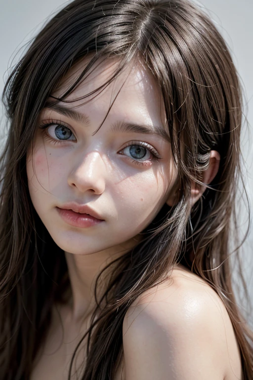 (1 girl), Young faceอินโดนีเซีย, 12 years,smile, white skin, Round breast, blue eyes,((Women's bras、Very short plaid skirt、))Masterpiece, Highest quality, 8K, beautiful girl, Young face、 photography, Cute face, thigh,embarrassing valley、รอยsmile、((((((อายุ 12 years))))))、small waist、 ((Busty breasts))