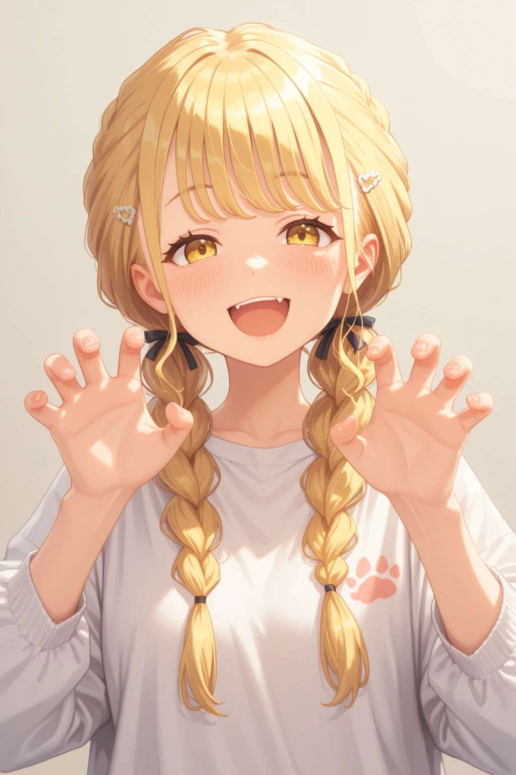 Very detailed、(8k, RAW Photos, highest quality, masterpiece:1.2), (Very detailed 8k wallpaper),shape、Professional Lighting,Sharp focus, Written boundary depth、
Browsing Caution、Clear Eyes、Perfect Anatomy、With a girl、blonde、、、15 years old、Chibi T-shirt、Micro Mini Skirt、、(blush:1.5),、,、Closed eyes,、imminent kiss,Her plump thighs are in full view、(Close up on face:1.2)、From above、(White panties:1.3)