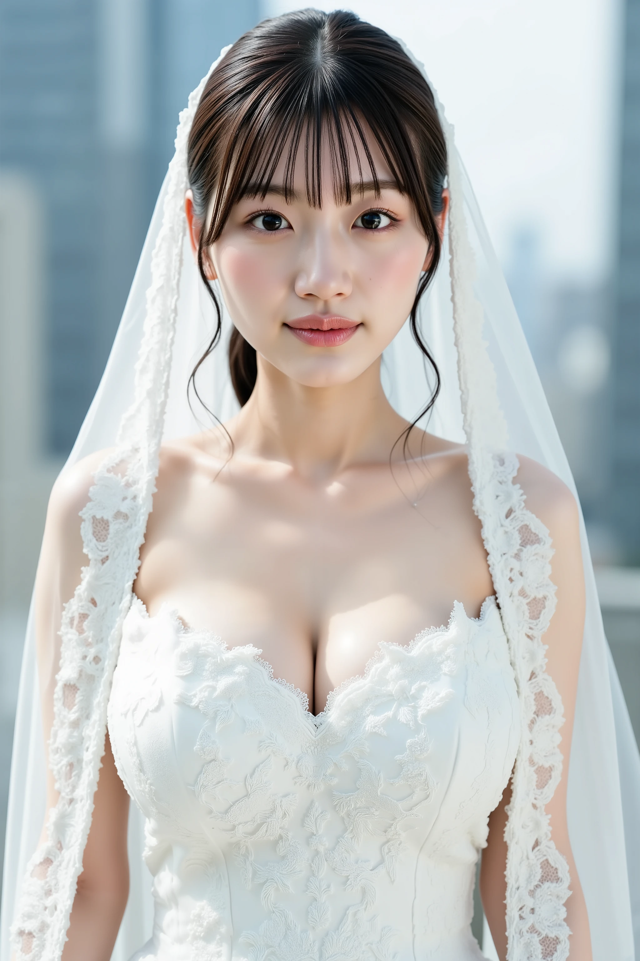 Chuanyong with gorgeous wedding dress,Late night starry sky,Extremely realistic,stand up straight,Hold your chest out,The most beautiful woman here,4086kbit,Extreme details,The truth of the skin and the texture of the skin,plenty of sunshine,Yua Mikami,,Yui Aragaki,Mitami Hamabe,Rei Honjo,Yu Namiki,Yu Shinoda,Upper body close-up