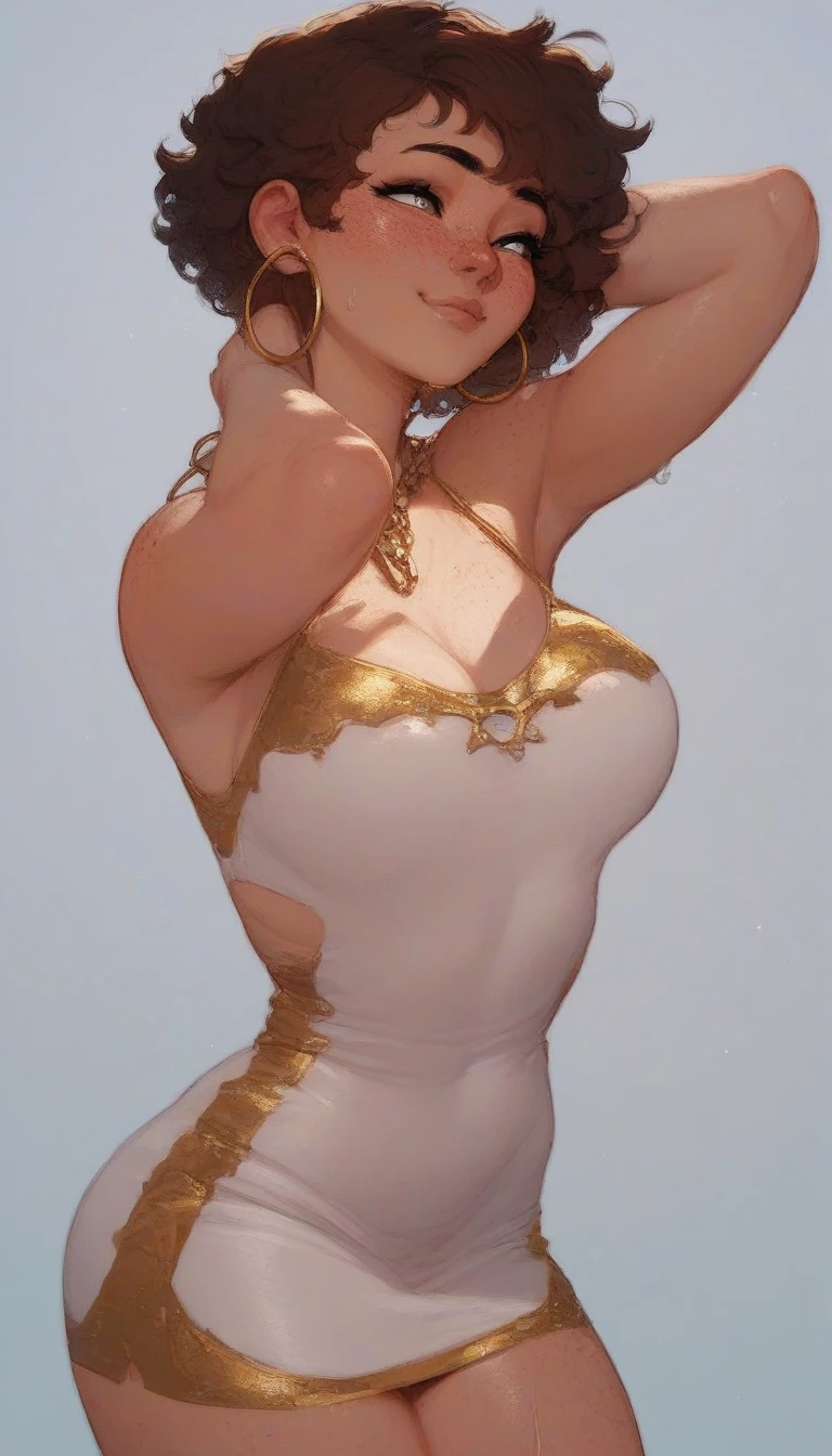 angel, armor gold (masterpiece, best quality, high resolution:1.4), 1girl, angel, skin pores texture, Hair blonde, HD , Photography, movie, cinematic, full Body, Realistic, (8k, RAW photo, best quality, masterpiece:1.2), (realistic, photo-realistic:1.33), best quality, detailed eyes blue, cute,natural lighting, depth of field, film grain, soft skin, sharp, detailed and realistic portrait of a woman , smirking lustful smile, barefeet together laying on bed, golden bikini, milf, bimbo, body over pink sheet, tiara, princess bedroom background, cover face with transparent veil, nice ass, thick hips, hands on hips