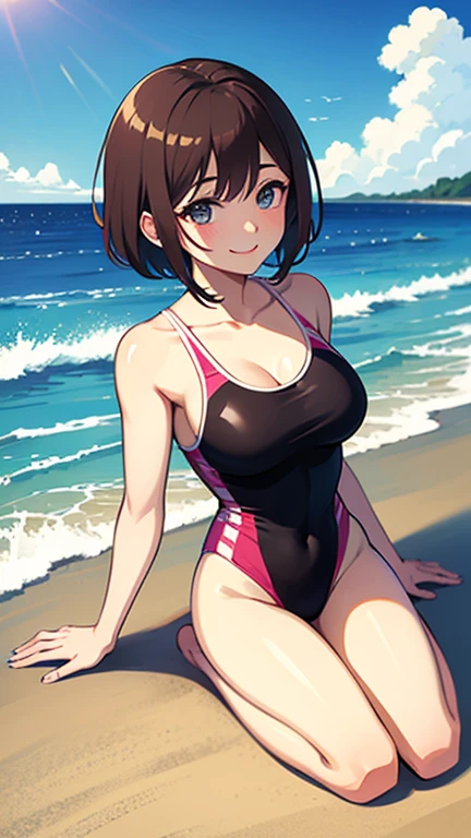 sexy nude asian girl in pink string bikini of posing in Sunlight, 1girl in, bikini of, Solo, eyepatch bikini of, Closed eyes, Sunlight, Short hair, masutepiece, Best Quality, 1girl in, Solo, Single, Superhero, Leotard, Bare legs, long boots, Belt bag, Standing, Straight, Time Warp, spinning