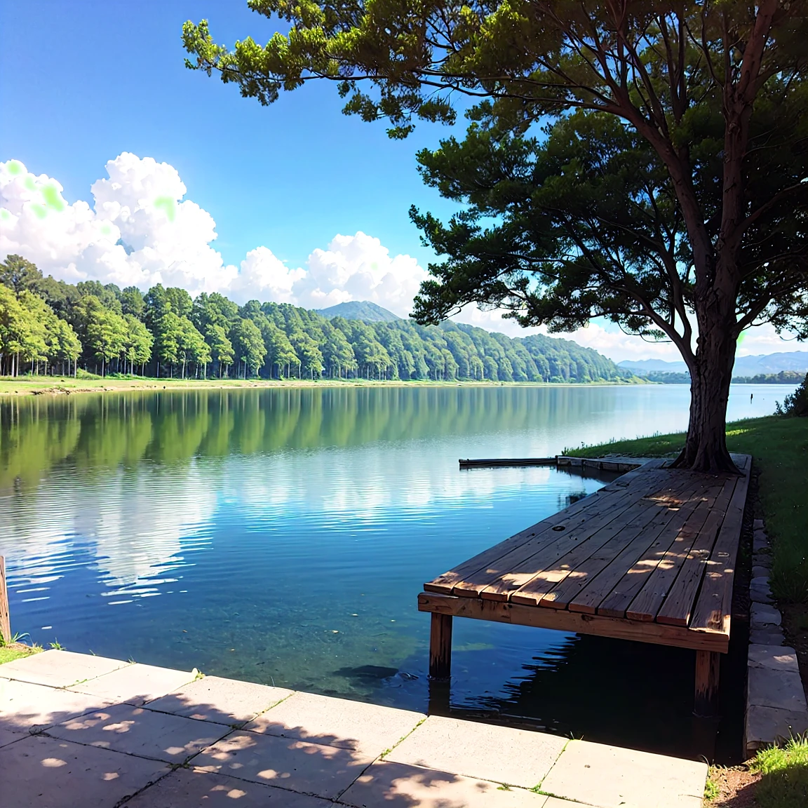 Generate two pictures of the reservoir