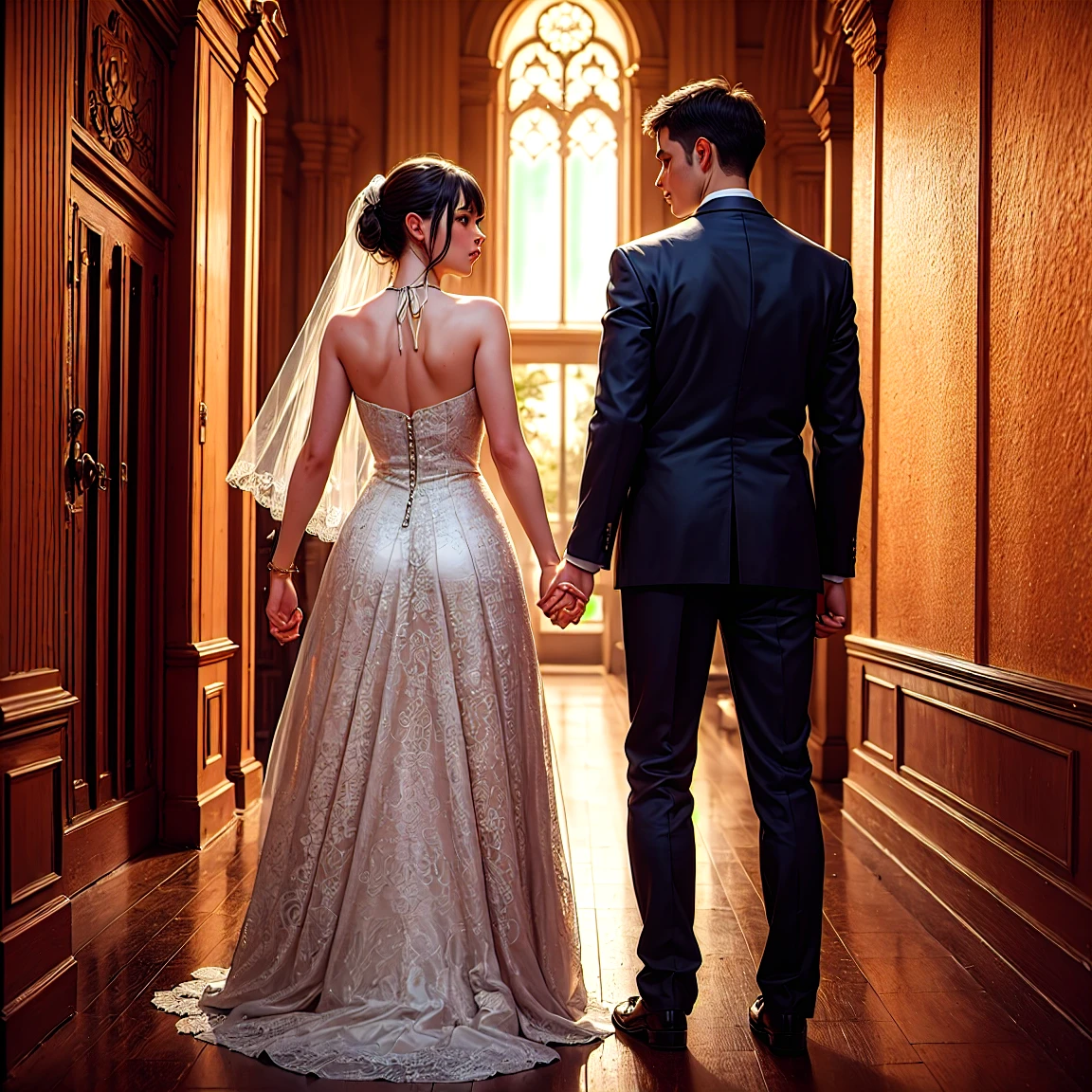 Generate several photos of couples holding hands