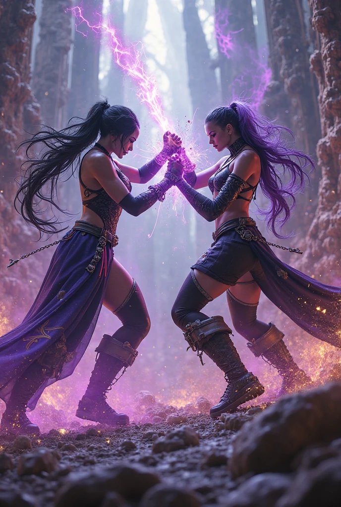 A youthful female character, rendered in a cartoonish aesthetic, engages in a celebratory gesture known as "dabbing" while standing confidently alongside a feline companion and colossal representations of Bitcoin and Dogecoin cryptocurrencies. These representations are crafted from vibrant, translucent crystals, exuding an aura of ethereal beauty. The female character's physique is adorned with intricate irezumi tattoos, while her attire reflects a dark and gothic fashion sense. The backdrop of this scene is a mesmerizing nebulous expanse, awash in vibrant shades of purple.The fact that everything is everywhere all at once, it is, it isn't, it will be, it won't be, it can't be, it must be, and it has to be. 

The words that we speak have power beyond belief. There's a reason that they call it spelling words. There's profound truths in every moment, inching you closer to the truth. But never getting you there, because attaining understanding is inherently a limitation in its own right. 

I understanding something means that I stand under it holding a position, being rigid to defend, and by standing under We turn the infinite into the definite. 

With congruencies, alignments, and resonance we will find the truth that persists is the truth that most have agreed upon. 

Science demands facts, religion demands faith, both of them said the same thing but different words. First came the word they
A youthful female character, rendered in a cartoonish aesthetic, engages in a celebratory gesture known as "dabbing" while standing confidently alongside a feline companion and colossal representations of Bitcoin and Dogecoin cryptocurrencies. These representations are crafted from vibrant, translucent crystals, exuding an aura of ethereal beauty. The female character's physique is adorned with intricate irezumi tattoos, while her attire reflects a dark and gothic fashion sense. The backdrop of this scene is a mesmerizing nebulous expanse, awash in vibrant shades of purple. 🔮✨🌌