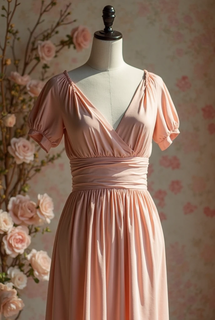 www.pornpics.com The  AVN Award and The Sims 4,  Lust Goddess for deep v neck blouse BOOB cleavage OF Sultry Plus-Size Exhibitionist Amorous voluptuous MILF with Boob Cleavage Breasts: A vintage, pastel pink dress with a pleated skirt and off-the-shoulder sleeves hangs on a mannequin. The dress features a cinched waist with a tie, creating a flattering silhouette. The delicate fabric drapes gracefully over the body, adding a touch of elegance. The dress's pastel hue evokes feelings of softness and femininity. The background is a wooden fence in a lush green garden, providing a serene and natural setting. The overall mood is romantic, nostalgic, and feminine, reminiscent of a bygone era.