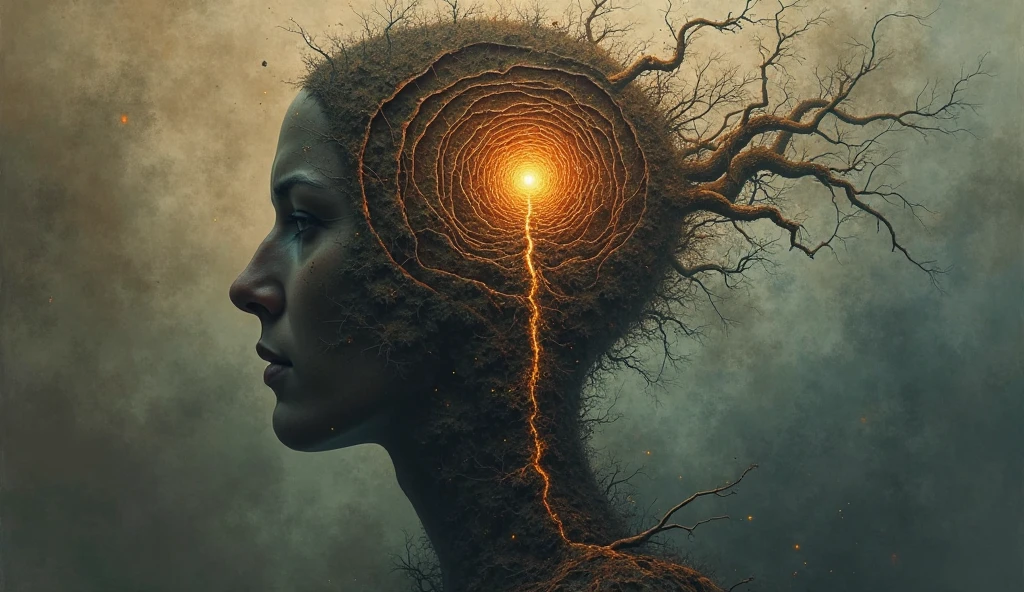 In the human brain, there is both hell and heaven, divided in half.