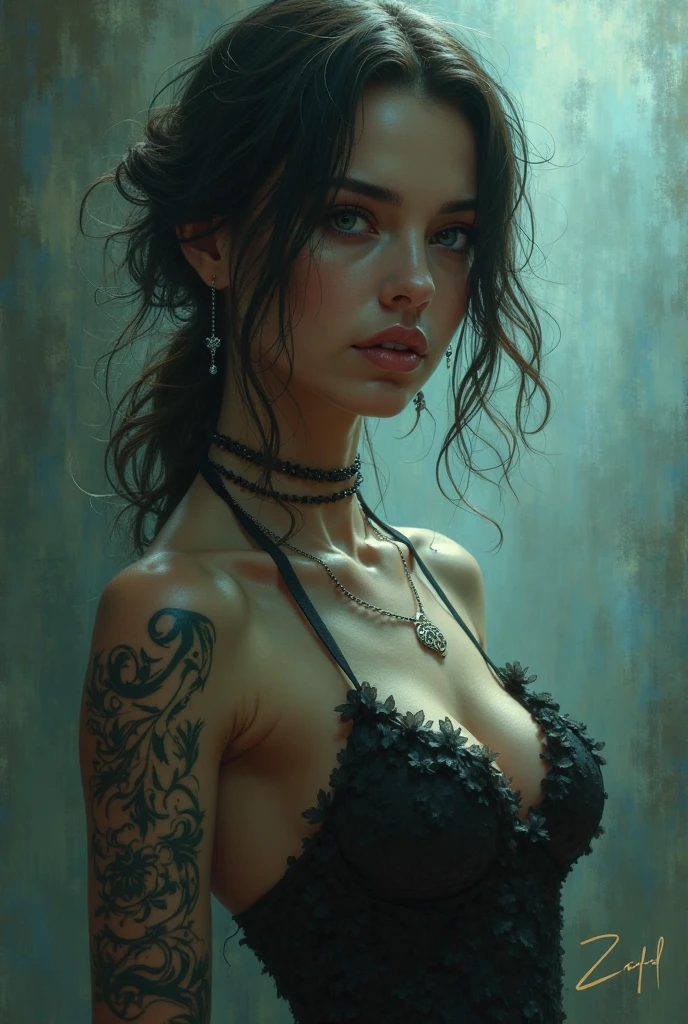 magenta and orange tones, painting of a woman, with influence of Jeremy Mann, Jeremy Mann, style of Jeremy Mann, Jeremy Mann painting, Jeremy Mann art, Ron Hicks, Liepke, Jeremy Mann and alphonse mucha, Works that influenced Edmund Blampid, robert lenkiewicz, Casey Boe and James Jean, Inspired by Willem Kalf, Nick Alm, Tumbler, figurative art, Intense watercolor painting, watercolor detail art,expressive beautiful painting, a beautiful artwork illustration, very colorful tones, Fantastical, Cool Beauty, Best Quality,Official art, Female Solo, sharp outline, a closeup, supreme work of art, Beautifully Aesthetic