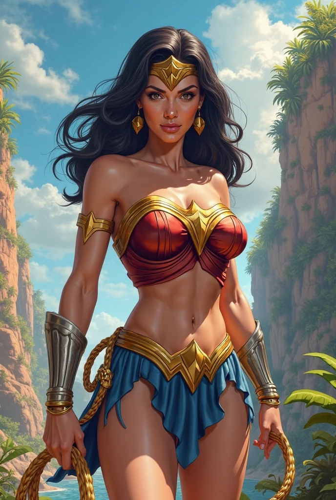 monochrome, oldschool comicbook, solo female, older female, amazoness, female barbarian, warrior queen, kunoichi, female ninja, femme fatale spy. narrow small waist, hyoer thick thighs, big calves