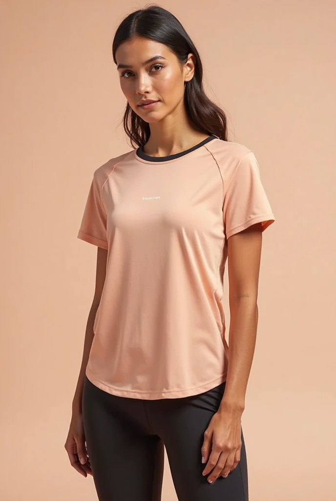 a woman in a top roxo and leggings smiles at the camera, camiseta violeta, top roxo, regata apertada violeta, vestindo camiseta roxa, roupas roxas escuras, roupa roxa, Regata justa, vestindo uma camiseta muscular, Toned arms, upper torso included, camisa apertada, camiseta, pele roxa escura, roupas roxas