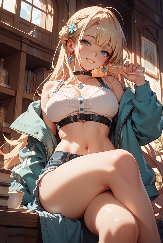 (masterpiece, Highest quality, High resolution, Extremely detailed 8K:1.6), {(1 girl:1.6), Sexy beautiful 17 year old girl with slim body, (Jungle Cruise:1.8):1.6}, (Ultra HD, Very detailed, Very detailed, Very realistic, Ultra-realistic, Photo Real), {Deep writing depth, (Godley:1.2), (bounce front lighting:1.1), (Soft and diffuse lighting:1.6) }, (One girl:1.5), (Long Hair, ponytail:1.4), (dynamic sexy pose), (Very delicate and natural hair:1.3), Close-up, Back view, To the camera, A light smile, (Big, firm, swaying breasts: 1.6), (Very delicate and natural face, Very delicate and natural eyes:1.3),(Very delicate and natural clothing:1.2),(Crystal Blue Eyes:1.2) (Sexy Brown Explorer Jacket, , Black shorts, Leather long boots, Survival knife:1.5), {Wave, (deep rain forest, Jungle, Explore the Amazon River by boat, Moonlight, ancient ruins:1.6), (Sitting on the boat:1.3),(Amazon Jungle:1.6), River dolphin}, Provocative, Vibrant, enthusiastic