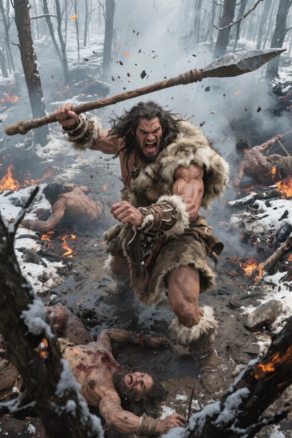 Brack, the Barbarian, 8k, uhd, photograph, cinematic