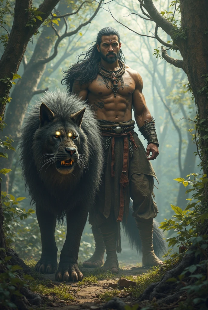 A wolf if he were a man