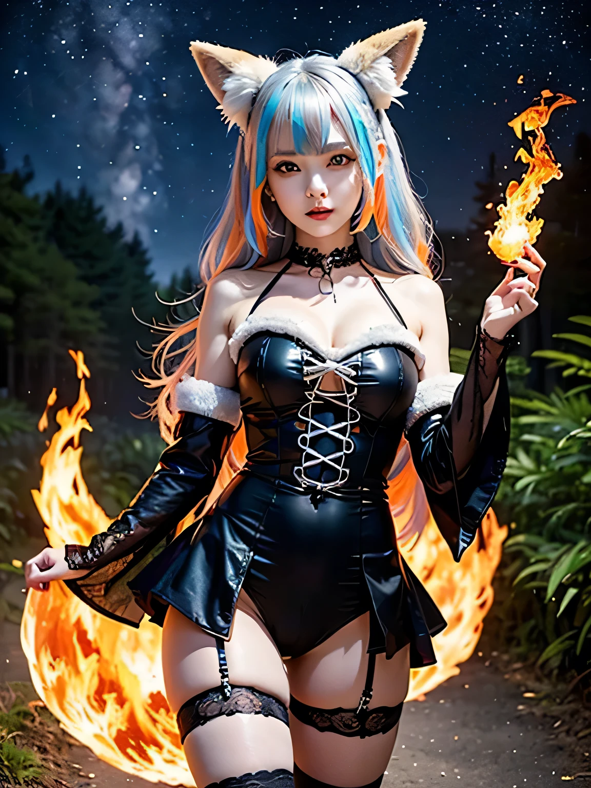 There was a woman sitting on the ground，There are two pumpkins, 2b, 2 b, neko, author：Shitao, nekomimi, Anime girl cosplay, 4 k'' ], 4K], 2 b from nier automata, 2b from nier automata, the anime girl is crouching, White Cat Girl, Loli, cosplay foto