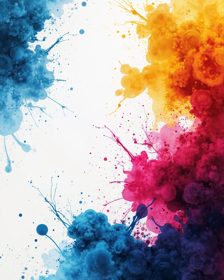 colorful splash background