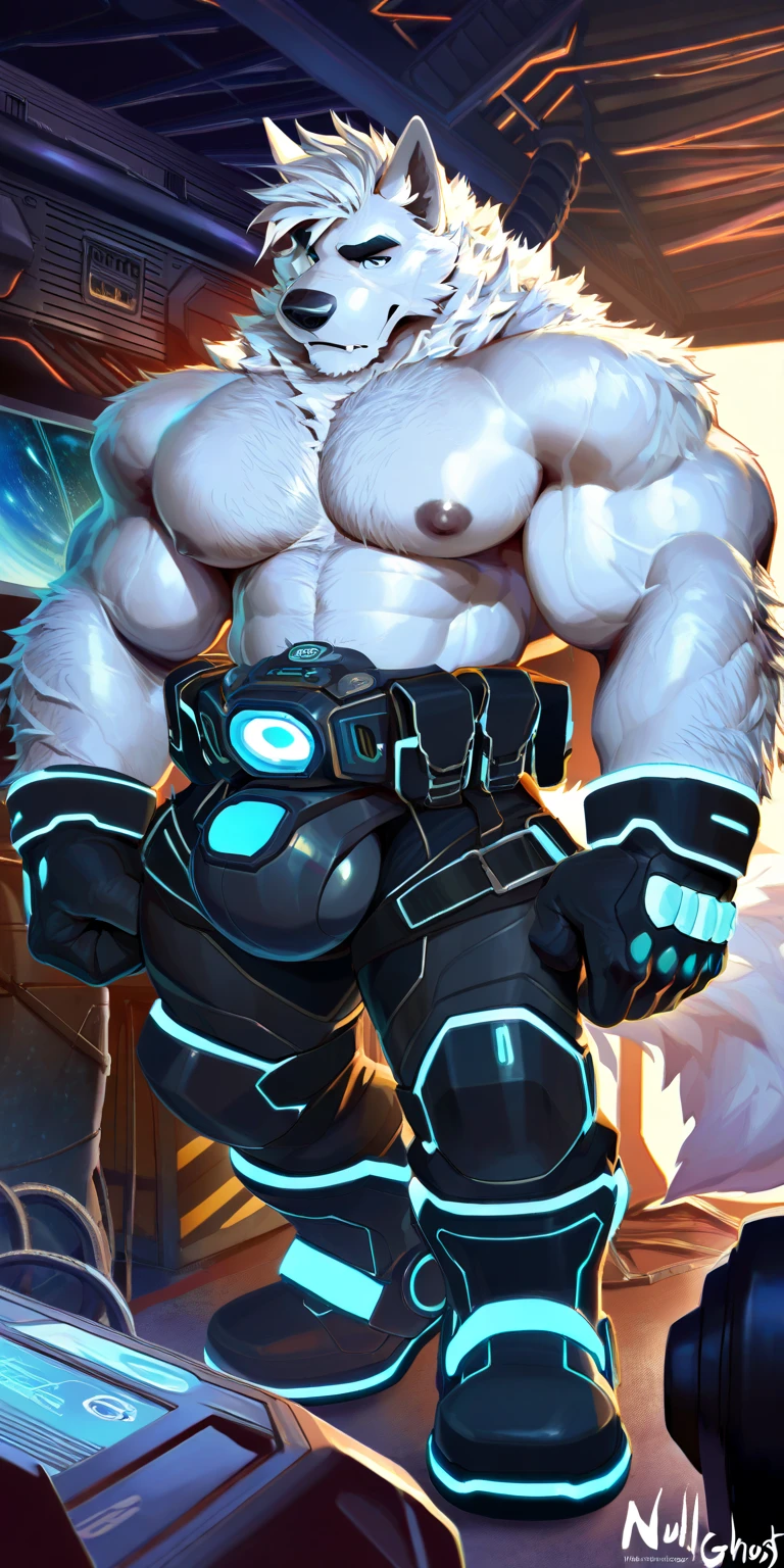 (handsome mature man), (50 yo), white man, wearing a speedo, wet speedo, dripping wet, bulge, (beefy:1.3), beard, looking at viewer, beautiful man, detailed eyes, symmetric face, smirk, robust, greying hair, sci-fi setting, on an alien planet, exotic alien foliage, wearing a pilot helmet, neon colors, stars visible, futuristic clear plastic armour (see-through!), elbows pads, holding a raygun, alien tentacles, kneepads,