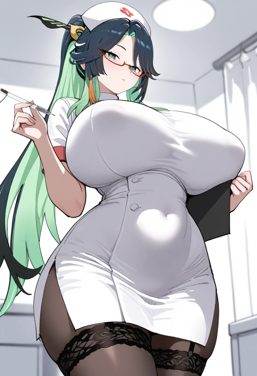 girl, Futaba, white socks, no shoes, full body pov, teasing hips posing, fetish, standing at doorframe for a seductive pose, exhilarating bulge, thicc thighs, [ k digital art ], anime artstyle, bright sun, oily shiny skin, short hair, succulent girl figure, enhanced penis gland, a fit seductive horny dickgirl, navel, underboobs, large veiny see through clothed erection, expressive eyes, perfect face, masterpiece, ultra details, hdr, best quality