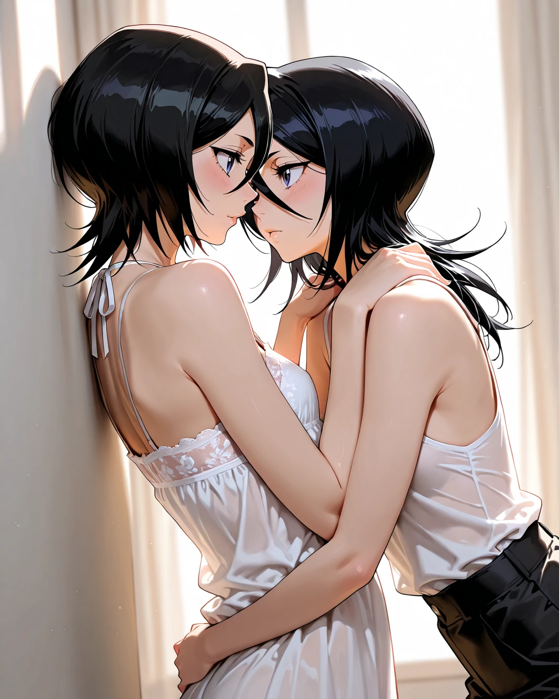 a father ( a he had been brainwashing by his secondson ,crossdressing , wife of his secondson, wear sexy lingerie,10 years ago.has marital life with his secondson ,)