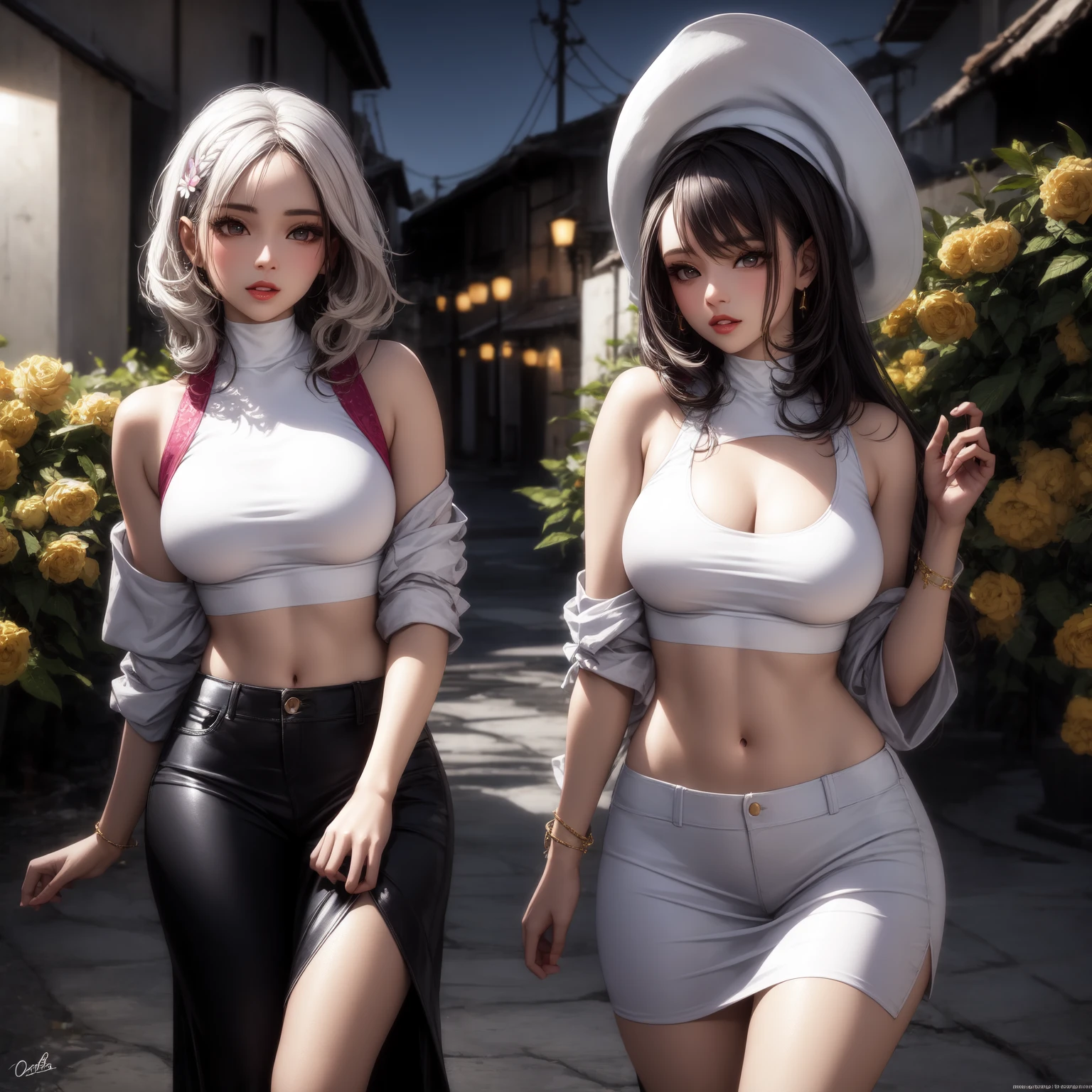 (masterpiece:1.2), (best qualtiy:1.2), Perfect Lighting,large full breasts,Breast exposure:1.3、Exposure of nipples:1.3、fullnude,Cross-legged sitting、exposure of the cervix、lawn、