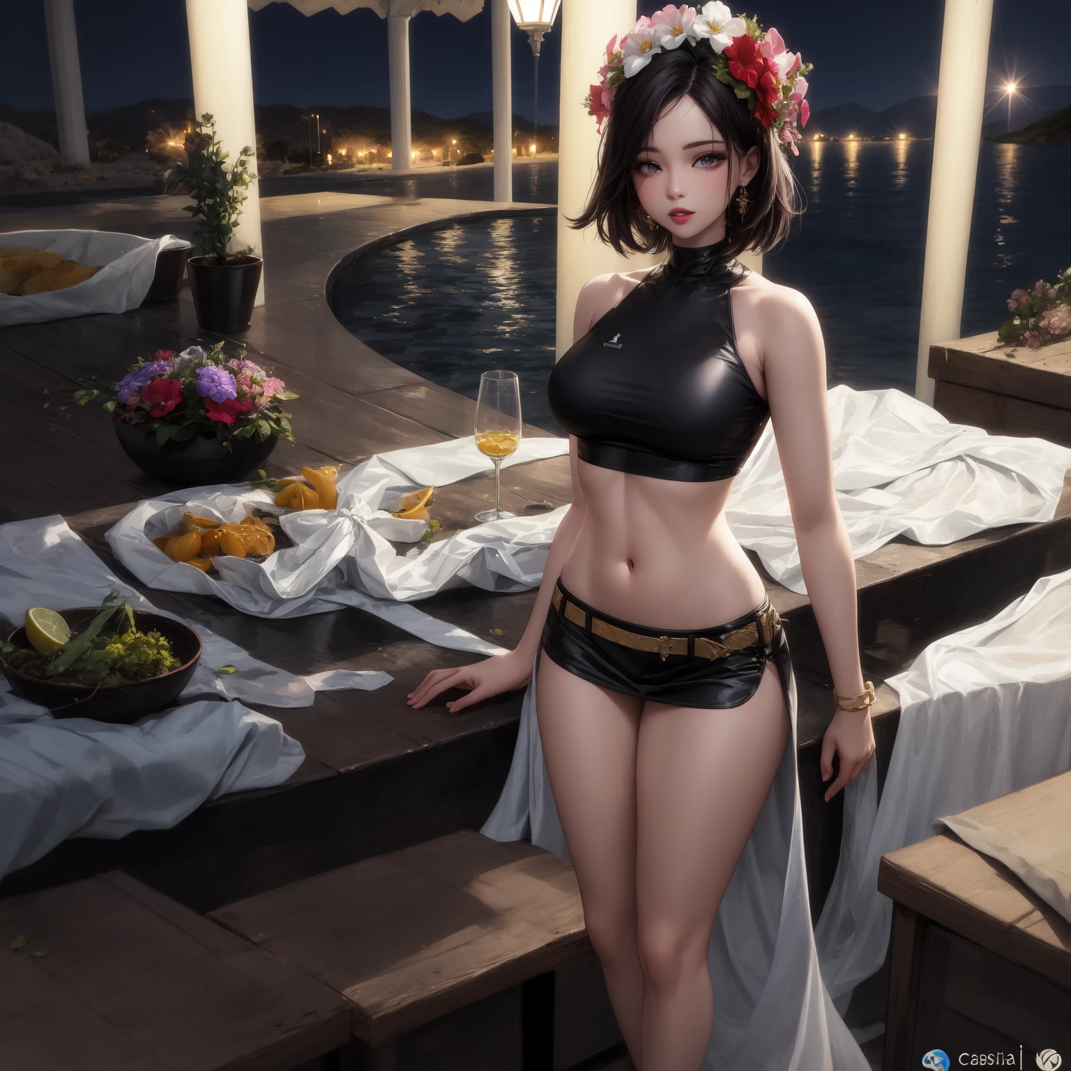 Arthur Rackham, Sachiko Kamimura, Hajime Sorayama, Susan nature, PAUL ORBAN, Surrealism Mysterious Weird Fantastic Fantasy Sci-Fi, Japanese Anime, Automata Platenodon, Beach in a Glass Bottle, Miniskirt Beautiful High School Girl, perfect voluminous body, detailed masterpiece 