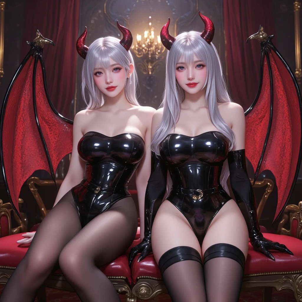 Textured skin,Three eyes, Large ears, poison fangs, sneering,Touch your chest,Hela hairstyle,D罩,Kirin arm,Masturbation,onbed,Four women touched each other,transparent panty,Vest line,(puffynipple)