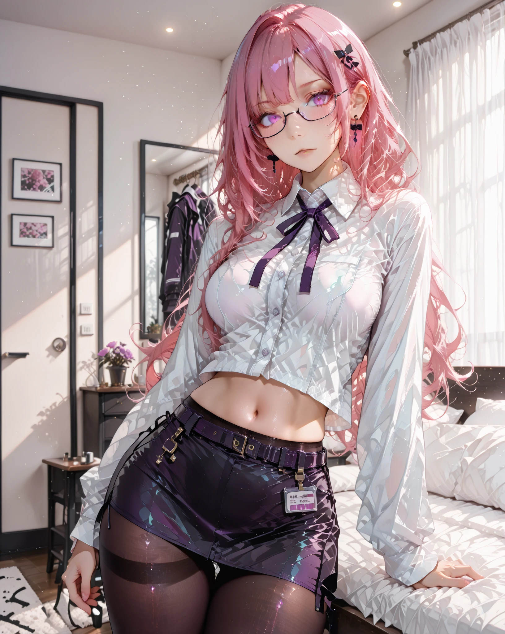 girl, 8 years old, korean, k-pop girl, very young, cutie, very skinny, anorexia, harmful, charming, Darling, bright blonde with pink hair, Informal, very long wavy hair, bright makeup, White wet transparent mini blouse, Cleavage, White miniskirt, tights, rectangular frame glasses, bright red lipstick, goth makeup, wet clothes, full length photo, ahegao, orgasm, skirt lift, masturbation, crotch cumdrip, bukkake, cumdrip, white tights, eyeliner, eye shadow, masturbating, allure, pissing herself, chocker, pissing stream, pissing through panties, tiny chest, Slim waist, small ass