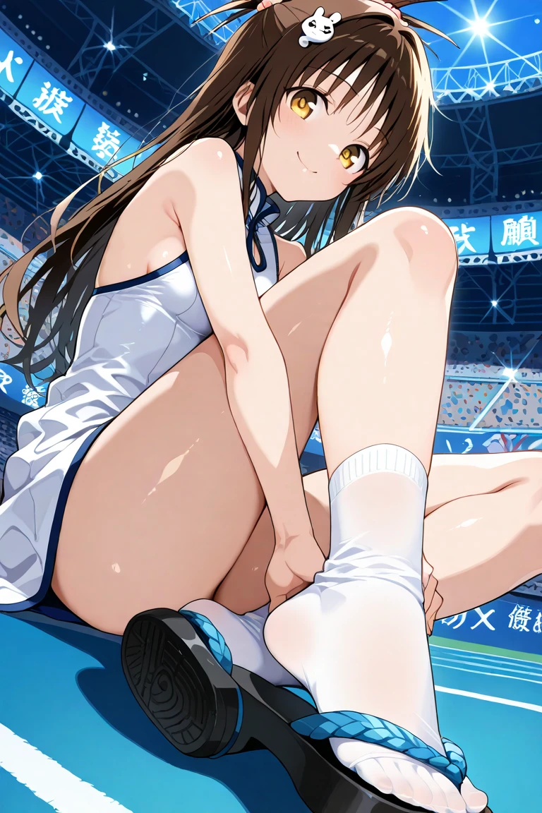 score_9, score_8_up,score_7_up, masterpiece, best quality, little-girl,japanese,tween,short hight,((Track and Field Uniform)),middle small breasts,
(in track-and-field arena:1.3), best quality,
hetero, girl lying on her back, torn crotch, rape, tears, cry, saliva, sweat, blush, ass ripple, nude male, female , cum on inner thighs, complex cum trails,pussy juice splash,shiny skin,tanned brown skin,