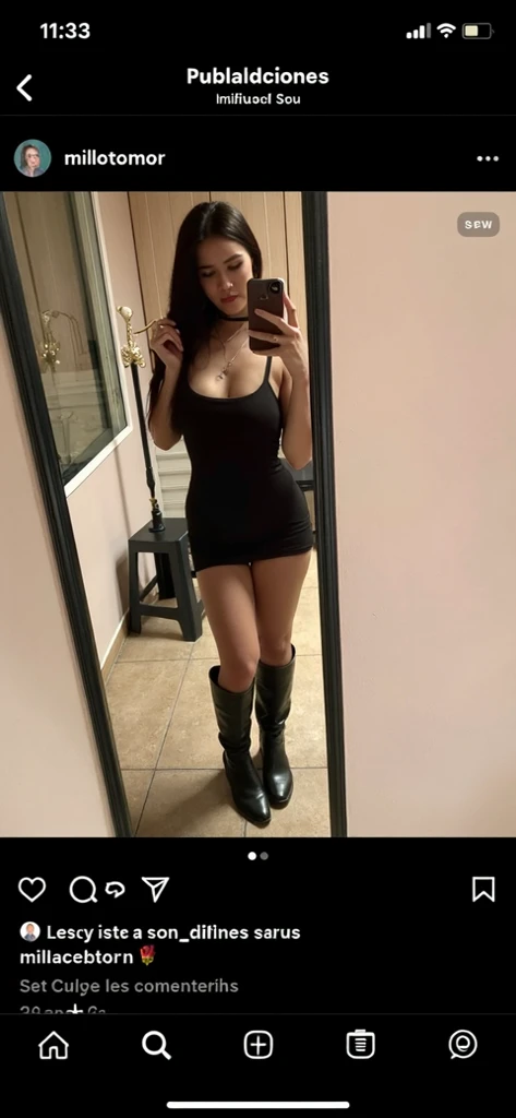 (hyperrealistic), (illustration), (high resolution), (8K), (extremely detailed), (best illustration), (beautiful detailed eyes), (best quality), (super detailed), (masterpiece), (wallpaper), (detailed face), solo, (dynamic pose), heterochromic eyes, small moles under the eyes, ((short apron)), medium breasts, long legs, tightens the abdomen, (camel fingers), (no panties), (no bra) --auto --s2