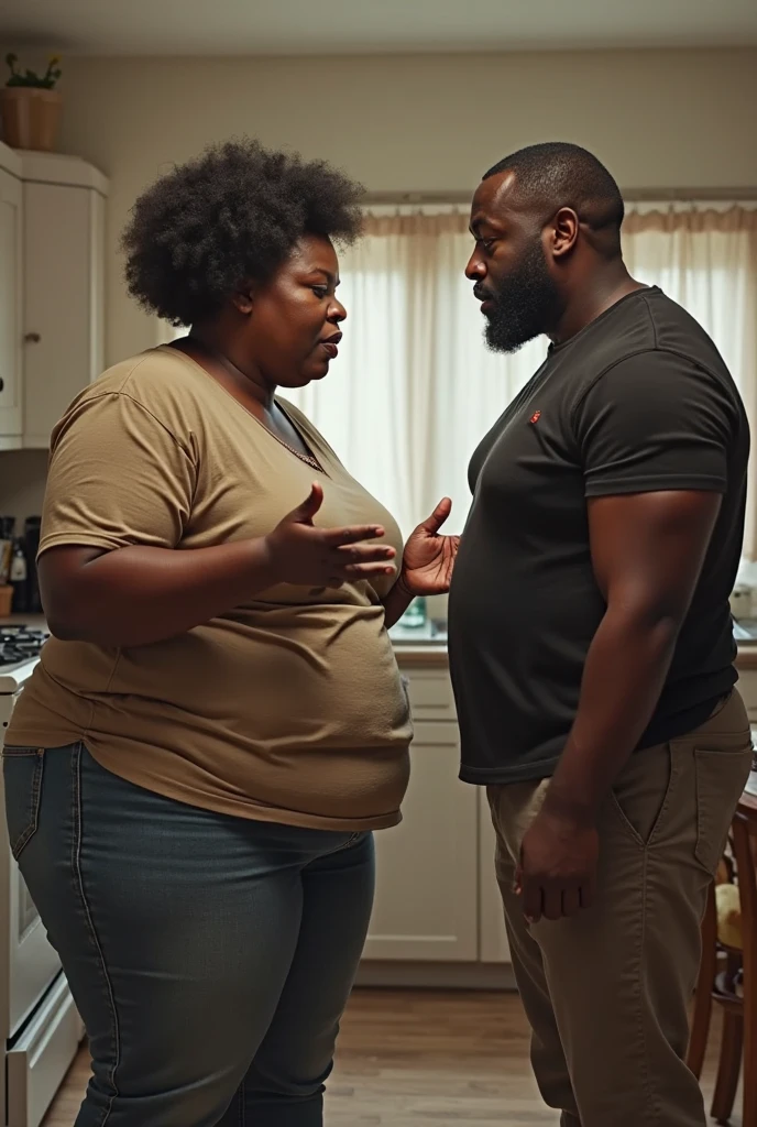Pov when you offer a cigarette to Cardi B&#39;s plus size stepmother who is pregnant with twins in the living room of your house. HD, realface, cinematic, fisheye camera view, iphone camera style, Photorealistic