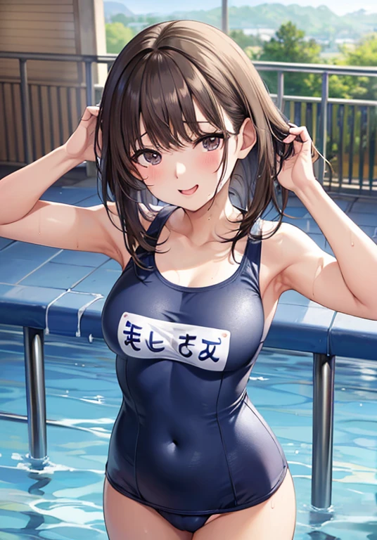 Top Quality, Masterpiece, Ultra High Resolution, (Realism: 1.4), Raw Photo, 1 MILF, 1 MILF, (Top Quality, High Resolution, 4K, Detailed Lighting, Shaders, Perfect Anatomy, Perfect Proportions), Eye of the Beholder, (Masterpiece, Top Quality) (Top Quality, 4K, 8K, High Resolution, Masterpiece: 1.2), Extremely Detailed, (Realistic, Realistic, Realism: 1.37), (Masterpiece: 1.3, Top Quality, Ultra High Resolution, Ultra Detailed), (Realistic, Realism: 1.4), (Top Quality: 1.2), Perfect Eyes, Perfect Face, Perfect Lighting, (Top Quality, 4K, 8K, High Resolution, Masterpiece: 1.2), Extremely Detailed, (Realistic, Photorealistic, Photorealistic: 1.37), (Top Quality, 4K, 8K, High Resolution, Masterpiece: 1.5), Extremely Detailed, (Realistic, Photorealistic, Photorealistic: 1.5),
Masterpiece, Top Quality, Ultra Detailed, Top Quality, High Resolution, 32K CG, very delicate and beautiful, illustration, high resolution, sharp focus, front lighting, glow, 1 girl, solo, smiling, very beautiful and detailed anime face, highly detailed game CG Character's eyes, ((masterpiece)), ((highest quality)), (super detailed), ((cute)), cute, ((highly detailed)), 4K, (8K), highest quality,
((realistic, 3D))), 1 married woman, wet black hair, wet short pigtails, 18-year-old woman, ((troubled face)), ((red cheeks)), (()), good figure, ((naked)), ((juicy breasts and juicy thighs)), (((school swimsuit)), (((competitive swimsuit)), ((school swimsuit)), ((wet body)), ((school swimsuit)), ((midnight, late night)), ((school pool)), ((moon reflecting on the water)), ((moonlight)), ((midnight)), ((poolside)),