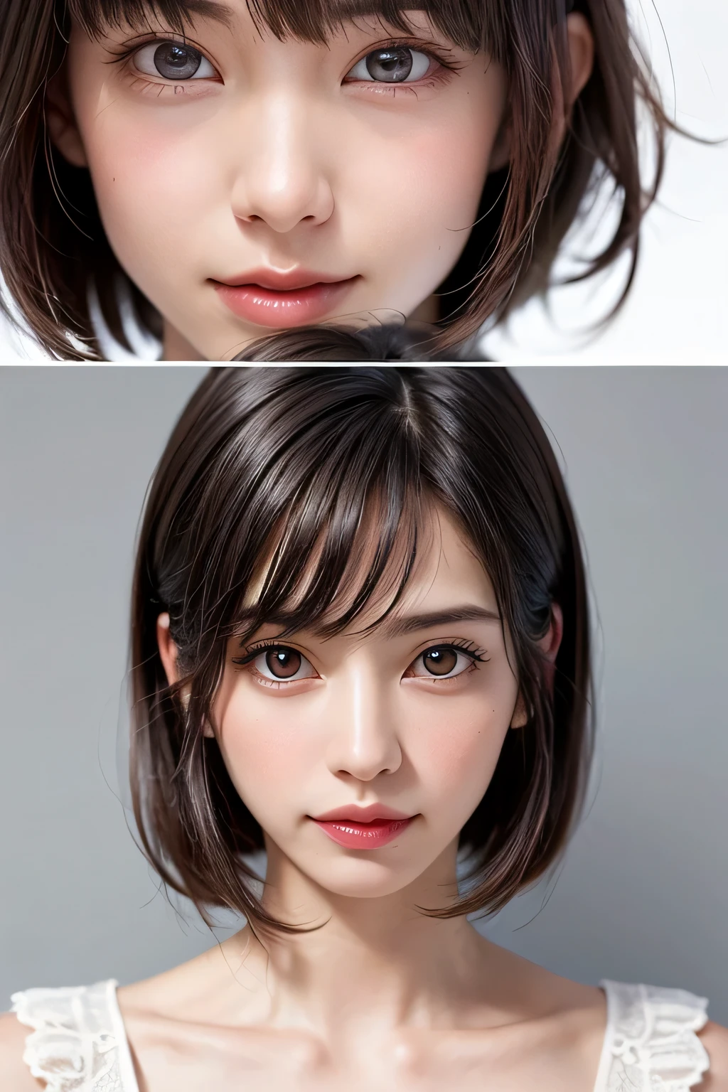 10:24:23
((masterpiece)),(((Highest quality))),((Reference Sheet, Character Design)), Highest quality,masterpiece,Ultra-high resolution,Original photo,Ultra-high resolution,Three beautiful women,Flashy makeup using red eyeshadow,Big smile,Sidewave shortcuts,Wearing gorgeous colorful lace bra and lace panties,
