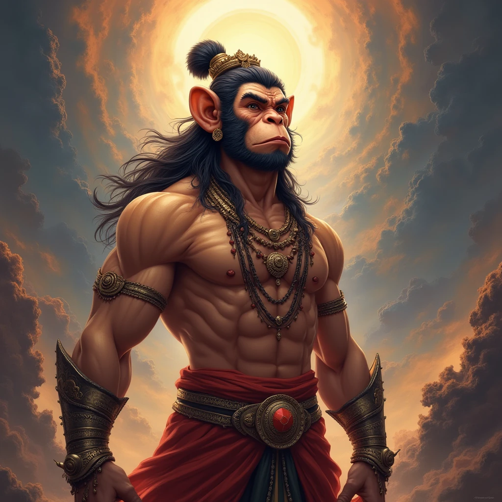 Hanuman Ji with gada