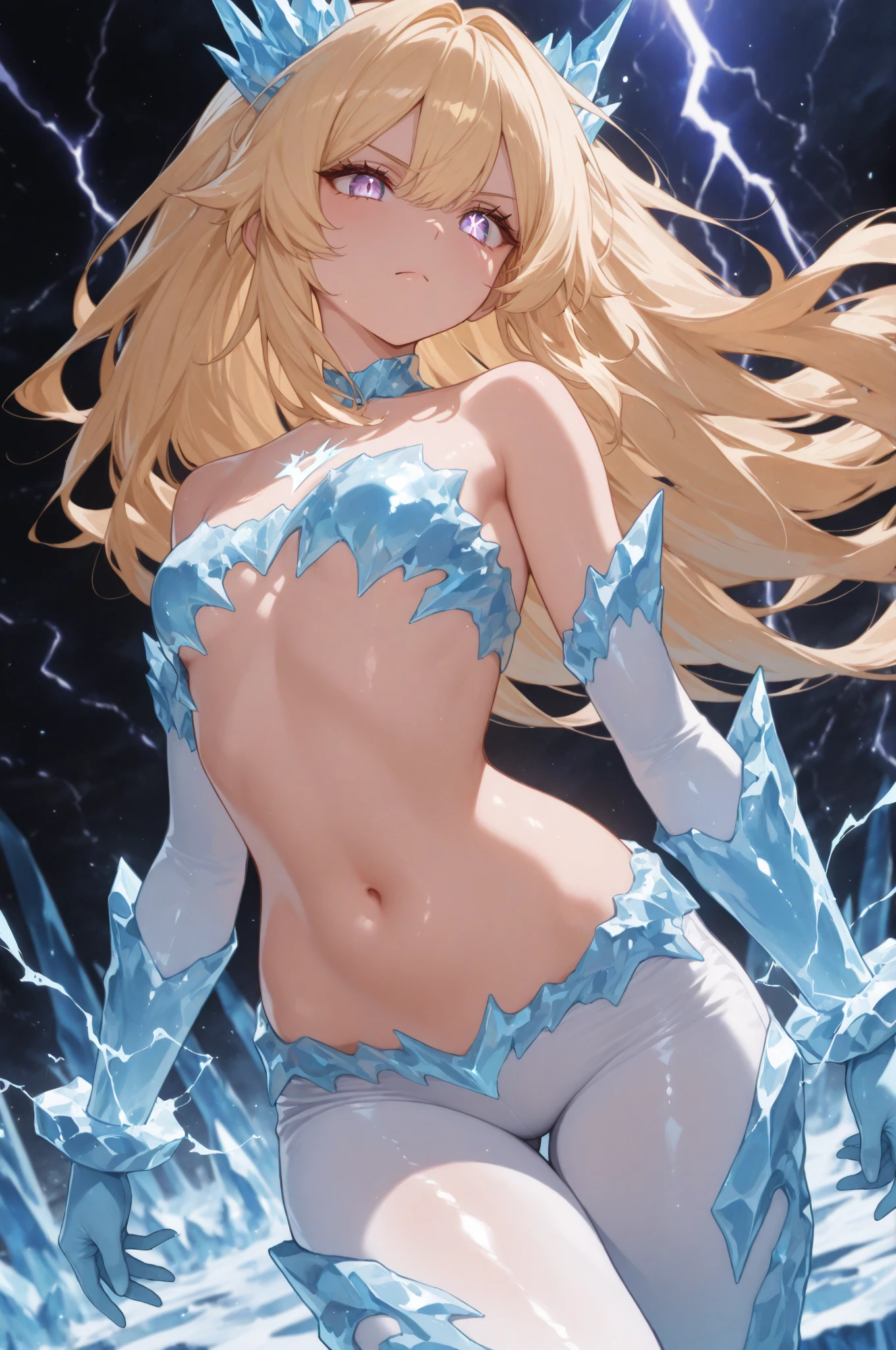 masterpiece, highest quality, 1 girl, looking at the viewer, blue eyes, closed mouth, (Urgent 1:0.7) ,blonde、(masterpiece),(highest quality:1.0), (ultra high resolution:1.0), Detail view, 8K, anime, masterpiece、provocative look wavy hair very big breasts Fair skin very fine eyes show off your chest、,揺れる胸 太もも上部 apstyle3 apstylemasterpiecehighest qualityの詳細な目,Half-body photo of a cute and attractive woman in a stylish cafe with many windows ::3 trends, Modern shape - tight-fitting clothes that highlight her perfect body 、ISO100 ::3 glamor shot, Awards - winning photos, sharp focus, dynamic lighting ::1,A torn body suit grazes my chest, crush and transform