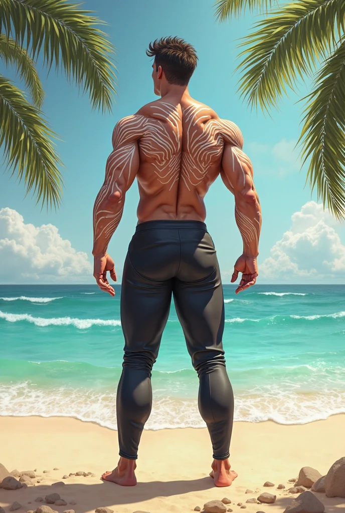 Anime Dragon Ball Character Kame Sennin，full body portrait，Island background，8k，Meticulous portrayal，Super fine，hyper-realistic，Super detailed，best quality，masterpiece