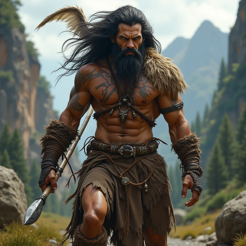 rocks and cliffs, mountains and sky in background, dark fantasy