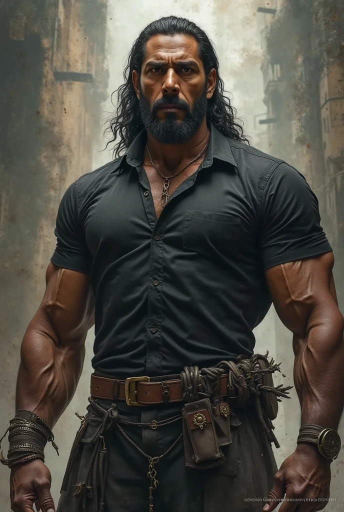 (one male), (cowboy-shot), (looking at viewer).
Very detailed manly face, heroic, detailed realistic open brown eyes, (muscular:1.5), (big muscles), (massive pecs), (hairy pecs), narrow waist and hips, (long jet black hair), (slight smile).
Wearing black leather trousers, black leather boots, (shirtless) (topless male).
Sitting astride a motorbike.
SZ_4po enviroment, desolate campground, faded tents, ash-filled fire pit, overturned picnic table, overgrown trail.
Realistic, photoreal, high definition, high contrast, high saturation, highly detailed, high quality, masterpiece, dimly lit, volumetric light.
<lora:BulkedUpAIR1.5:0.2>
<lora:PostApocalyptic_v4:0.6>
<lora:LowRA:0.6>