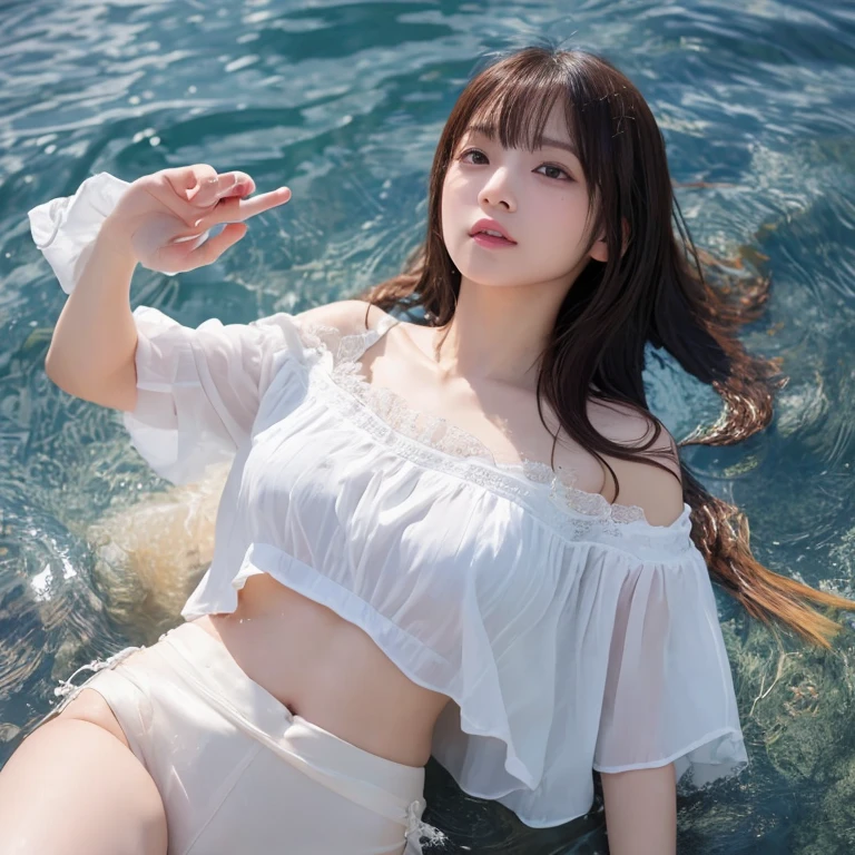 (((alone))),(((1 girl))), beautiful, shape, Highly detailed skin, masterpiece, Highest quality, Highly detailed face, (shiraishi mai,round face, beautiful detailed eyes,round face,black eyes,brown hair,(medium hair),bangs,(floating hair), extremely detailed face), Vibrant colors, Written boundary depth, Cinema Lighting,, One Girl, alone, Brown eyes, Brown Hair, hair ornaments,Long Hair,Green Check Skirt,, White shirt, ,masterpiece Highest quality High resolution、((White panties digging into genitals、The shape of a woman's genitals can be seen even through her panties)), Sit with your knees bent、eight-headed body、Beautiful feet 、On campus、As if looking up from below、Large firm breasts、Embarrassing,Browsing Caution,White panties,Camel Toe
