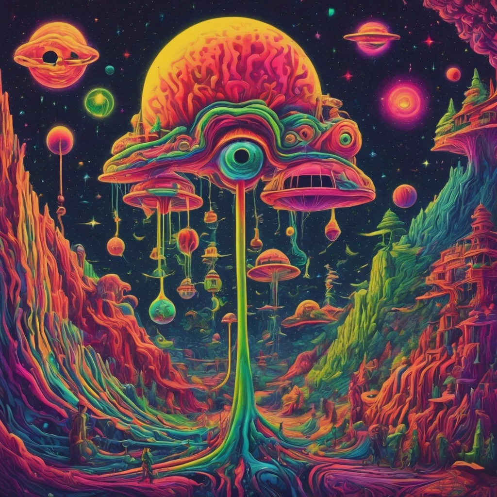 Psychedelic Abstract Art, puzzling, melt, Bright colors, Michael DeForge (Michael Deforge) Inspired by Pop Art, Mumford, tumblr, Psychedelic Art, Psychedelic illustration, Psychedelic Trip, Psychedelic Trip, retro Psychedelic illustration, Psychedelic Art style, psychedelic style, Surreal psychedelic design, LSD Trip, Psychedelic Fever Dream, psychedelics, Shaman horror LSD art, psychedelics