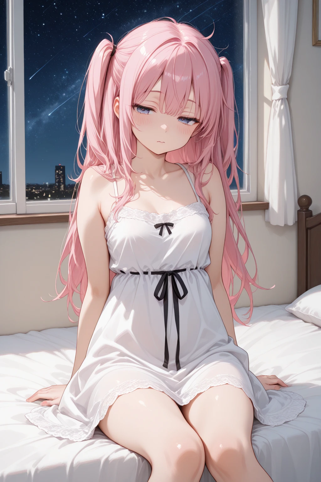 Full nude_Nude sister おsisterさん one_girls pink_hair_girl daily talk room