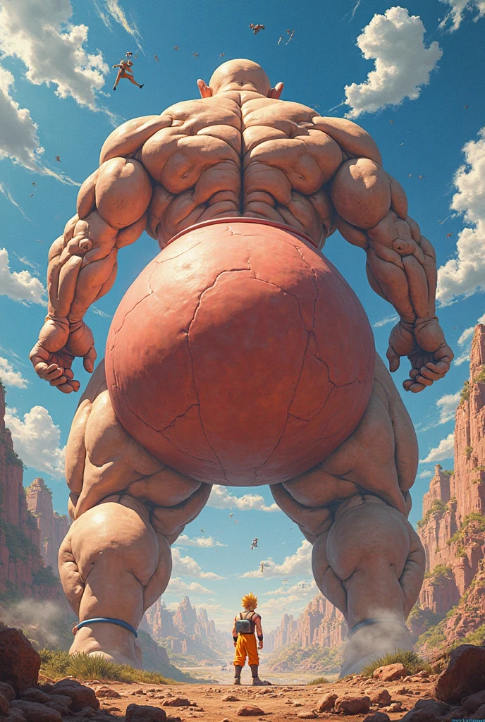 Detailed scales, muscular, male, big belly, flexing, flaccid oversized cock, swollen balls,