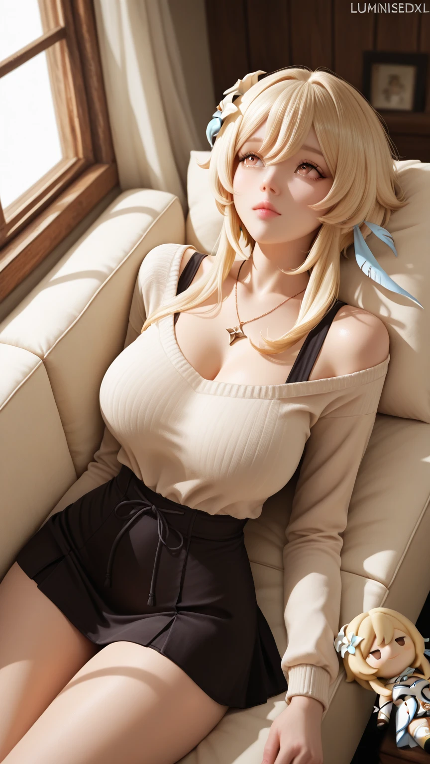 1People Girls、Korean woman sitting on chair and crossing legs、Woman glaring、Sexy Korean woman in extremely short skirt, Black stockings、Gorgeous young Korean woman, Korean Girl, Korean female, Beautiful young Korean woman, korean female fashion model, Korean model,large full breasts、cleavage of the breast、beautiful thigh、Beautiful blonde、Brown eyes
