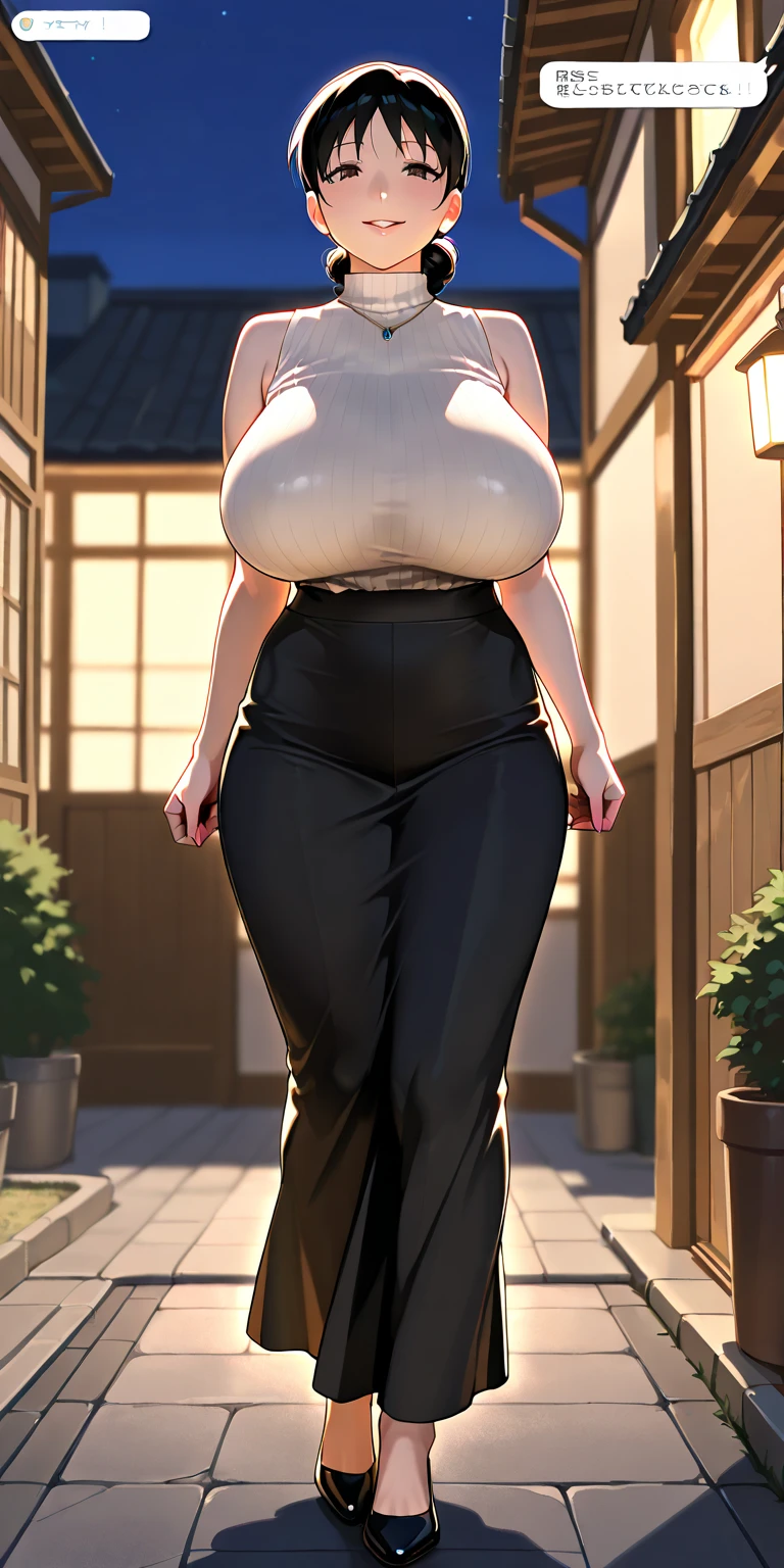 (be familiar with, masterpiece, highest quality, complex),
cowboy shot, Kyoka Tachibana,
big breasts,
1 girl, alone, backyard、
cute eyes, beautiful face, perfect round butt,
fit and body, female pervert,
alone, pale skin,
blue eyes, ((beautiful mature woman)),
(Big cleavage、BIG Crewneck、Grey tight dress:1.2),
enchanting smile, naughty face, Sweat, vapour, embarrassed, blush, Excited, ((spoken heart, Lines、gasp, Sound effect))
Full body diagram、accessorieodel standing)、Stylish、REAL、((night:1.8, Alley、深nightの灯りが消えた))