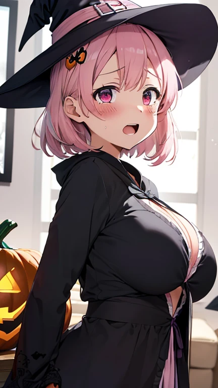 (best quality, masterpiece, uncensored, high quality, ultra detailed, extremely detailed CG, beautiful face, beautiful eyes, beautiful hair), solo, 1girl, (loli:1.3), (12 years old), (((((pink hair, green inner, streaked hair, wavy hair, middle hair, sliced bob))))), (((((witch, collar))))), (baby face), nsfw, (large breasts), pussy, skindantation, hiqcgbody, onlyass, face, afterglow, bust up, (clothed, nude, nsfw), (girl trembling with sexual climax:2), (bukkake, pussy juice,spread pussy, cum in ass:1.3), squirting orgasm, sweaty skin, sweat, ass focus, detailed background, (extremely awesom e detailed and witch skirt and ribbon:1.3),(extremely awesome detailed deep-silky-healthy-lackwarm-foundational-soft-skin:1.1), (extremely awesome detailed gleaming skin), (extremely awesome detailed pretty face, extremely awesome detailed eyes, extremely awesome detailed shiny hair:1.2), (embarrassed, closed mouth:1.4), extremely awesome detailed dynamic lighting, extremely awesome detailed caustic, extremely awesome detailed deep shadows,(best quality, highres, absurdres, extremely awesome detailed CG unity 8K HDR wallpaper, perfect anatomy:1.1),(extremely awesome detailed realistic, extremely awesome detailed 3d:1.0)