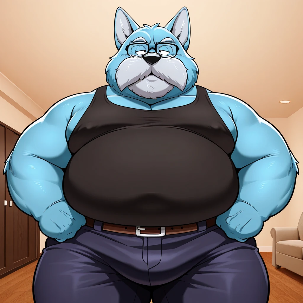 axel cosmas , solo, jockstrap, plump, huge, sleeping room background, nipples, big fat belly, big ass, eyes shut, standing, 5 fingers, musclegut body, lineart, normal eyes, wet body, macro body, massive body, huge pecs, very wide