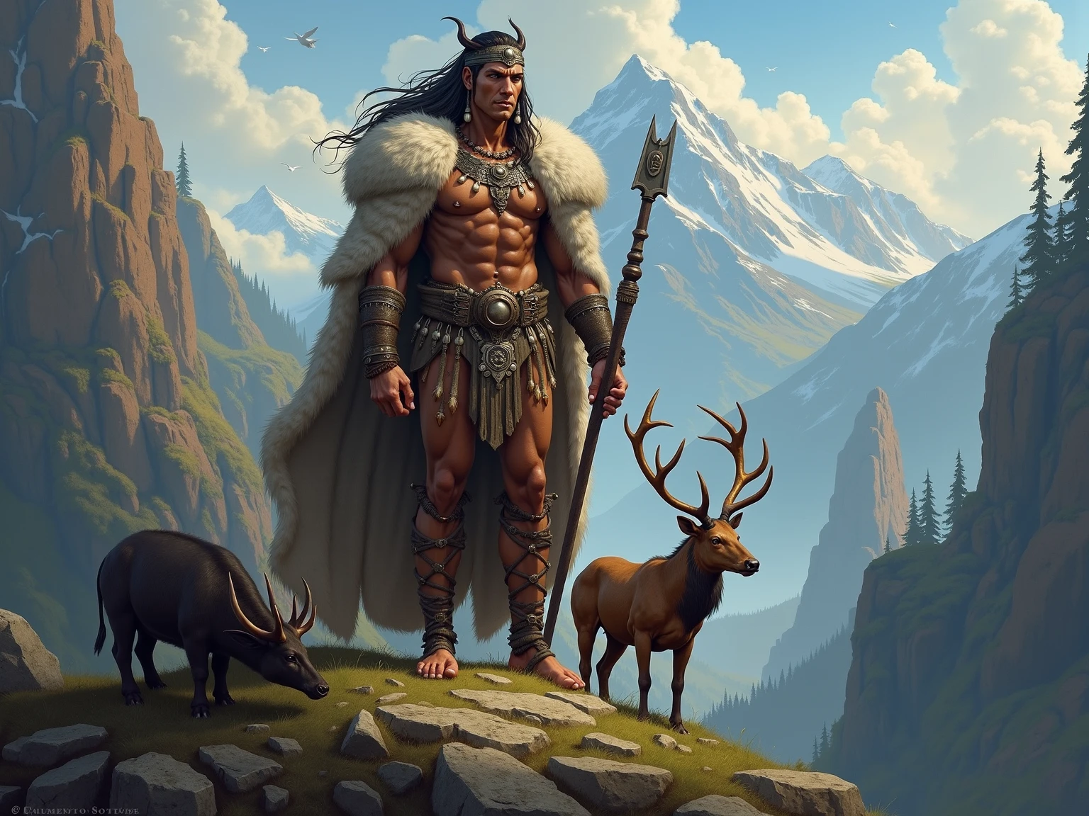 Paleolithic age god